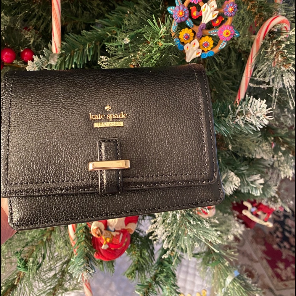 Kate Spade ♠️ SOLID BLACK ♠️ Wallet Classic